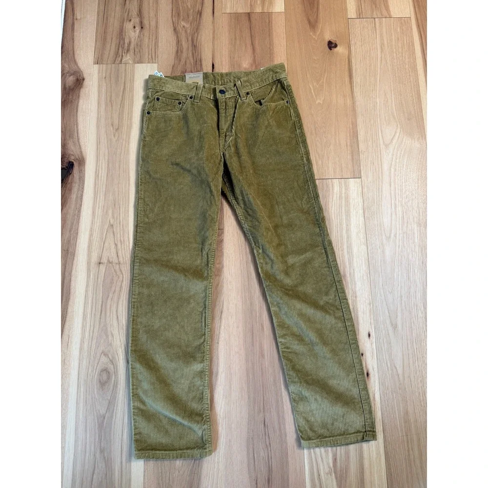 Levi's Corduroy Pants Mens 29x30 Light Brown Straight Leg Original A46901843